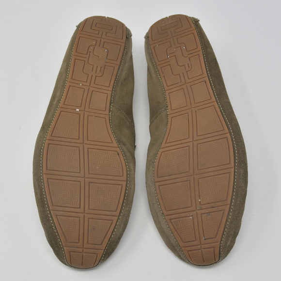 *Cole Haan Sz 11.5M Green Suede Slip On Loafers main image 5